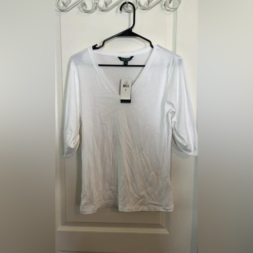 White V Neck